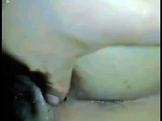 Latina prostitute uses huge dildos and squirts