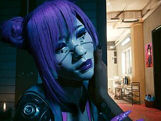 rita wheeler gets wild in laguna bend sex scene from cyberpunk 2077