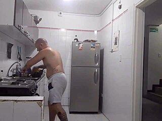 Today I surprise my wife by cleaning the house so she gives me her ass to fuck nicely.