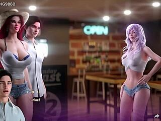 Sexy busty stepmom shows huge boobs, amazing busty slut in Apocalust 20 3D porn game