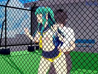 Lum's intense sex scene in Urusei Yatsura 2022 hentai