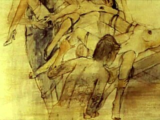 vintage hentai cartoon shows erotic antique scenes