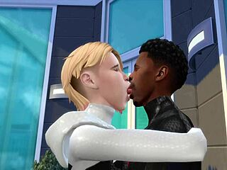 Hey Miles Morales, Wanna Bang Gwen Stacy on the Balcony? Sims 4!