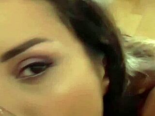 Pov video sexy striptease ends in a very wet blowjob and fuck for an italian.