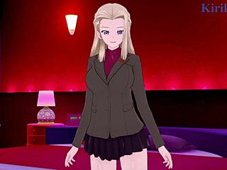 Klara and Nonna, intense hentai sex in Girls Und Panzer?