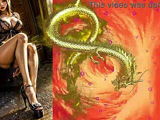 Feeling the huge boobs with rabbit toy in AI Stilz down the rabbit hole.