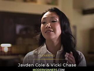 Pregnant Brunette in Stockings Gets Creampie in Intimate Interracial Scene