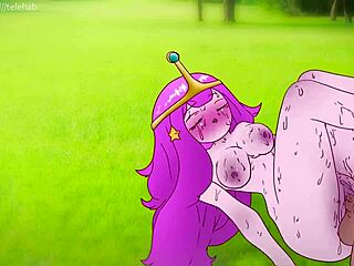 Princess Bubblegum trades chocolate for hardcore park sex