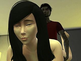 Alodia prepares for upload in hentai scene.