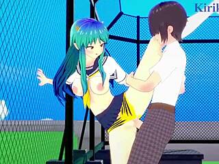 Lum's intense sex scene in Urusei Yatsura 2022 hentai