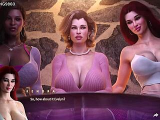 Sexy busty stepmom shows huge boobs, amazing busty slut in Apocalust 20 3D porn game