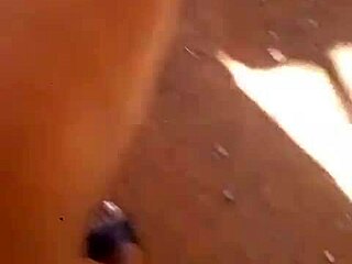 Outdoor Quickie With Neighbor's Husband Involves Ripped Clothes And Big Black Cock