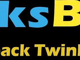 Few handsome twinks join a bareback orgy at the party.