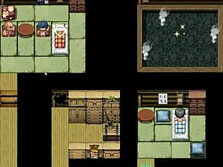 Tanned girl Natsuki in hentai game ep 35 pees exhibitionist, wetting her pussy.