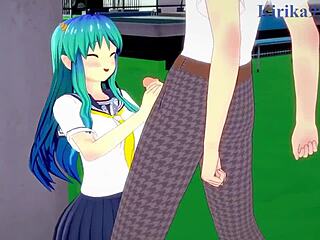 Lum's intense sex scene in Urusei Yatsura 2022 hentai