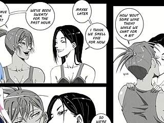 Futanari Girls Night Out in Anime Style