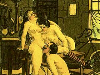 Vintage Erotic Drawings Collection