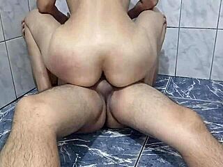Shower Soaks My Peruvian Girl, So I Bang Her Hard with My Cock While She Washes