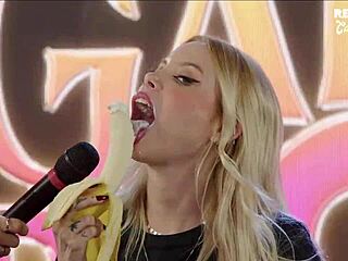 As gostosas cheias de tes�o participaram do desafio que testou quem tem a garganta mais profunda