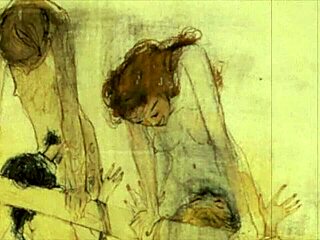 vintage hentai cartoon shows erotic antique scenes