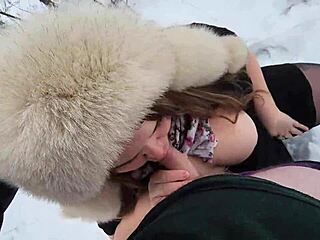 big ass girl gets creampie outdoors with sneaky taxi driver in deep woods