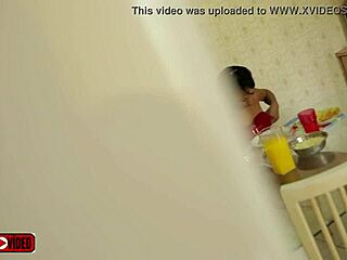 i secretly filmed my stepdaughter eatin lunch without panties, what a voyeur thrill!