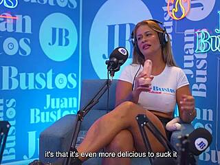 kata sanchez, hot milf, cums hard on vibrating machine during interview