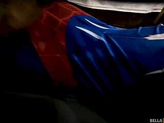 Spider-Woman Mary Jane in Wild XXX Parody with Cosplay Facial