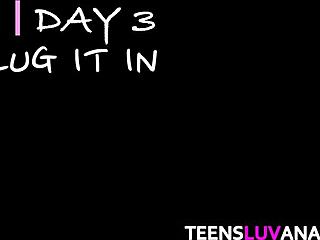 cutie angel small 18+s takes anal fuck stretching asshole