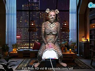 Big Boobs Pussy Cat Raw Masturbates Then Blows Monster Cock On Webcam