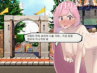 Nude College Girl Hazuka Shiina in Wild Anime Game