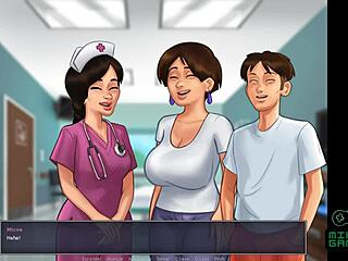 Housewife's MILF curves and nurse's ass in cum-filled hospital
