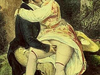 Vintage Cartoon Antique Erotic Art Collection Displayed Boldly