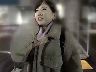 18-year-old japanese babe rides hard for wild cumshot