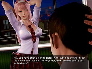 Exploring Academy 196 in Anime Game World