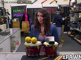 Damn, Pawnee Babe Kitty Catherine Banged in Back Office!