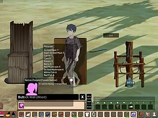 Mad Island native girl stars in every wild scene of this game.