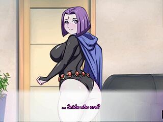 Roleplay with Raven from Young Titans in Waifuhub episode 5