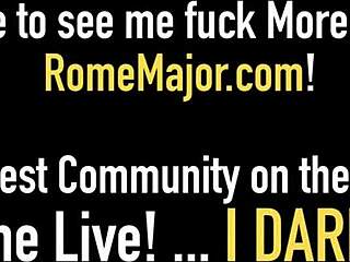 Le cul rond d'Alexis Golden l'Italienne se fait défoncer par la grosse bite noire de Rome Major dans une baise interracial hardcore