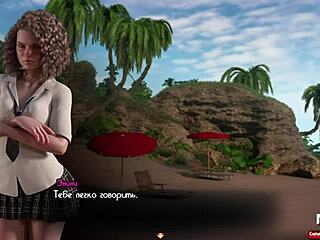 Treasure of Nadia: Intense Beach Fucking of Smart Girl in Episode 2 Scene 8