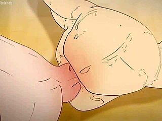 Laughing at Small Tits While Fucking Lola Loud in Hentai Cartoon