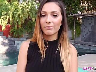 Jaye Summer takes hardcore anal pounding - too intense?