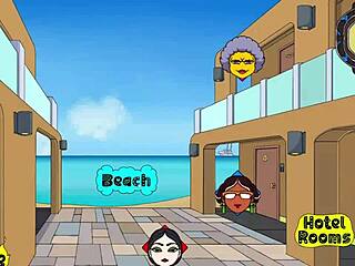 Tourist Trap in Anime Hentai with Blowjob Scene