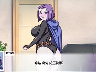 Roleplay with Raven from Young Titans in Waifuhub episode 5