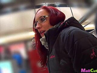 Amateur Redhead Girl Sucks and Fucks for Free Shopping in Mall