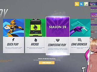 vtuber LEWDNEKO plays OVERWATCH, gets SPANKED by characters in part 2