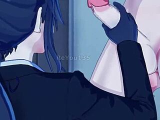 Beautiful women in anime porn video