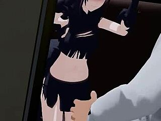 Intense Hentai Action with Kazusa Beast Unleashed