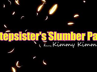 Bratty stepsis Kimmy Kimm demands endless cock from stepbro to forget her crush in POV