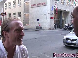 european babe rides bbc